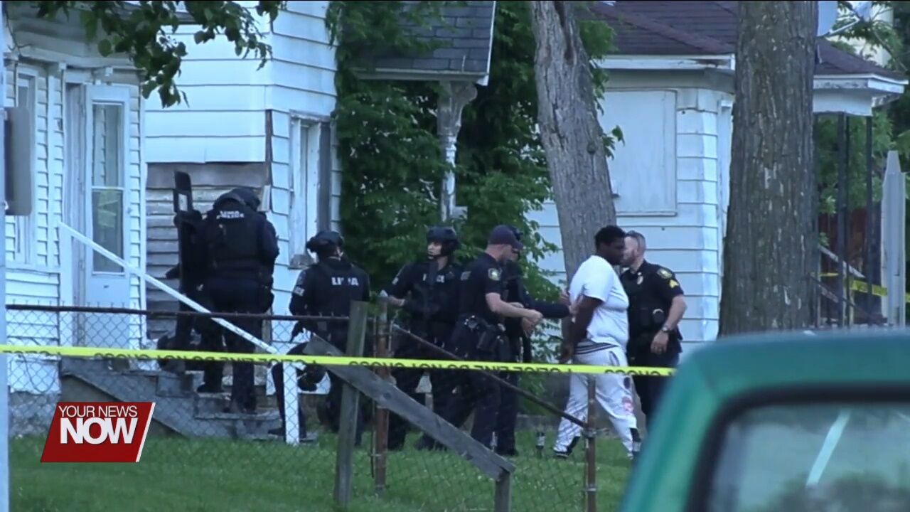 Wanted Suspect in Tennessee and by US Marshals surrenders to Lima Police Department after standoff on W. Wayne Street